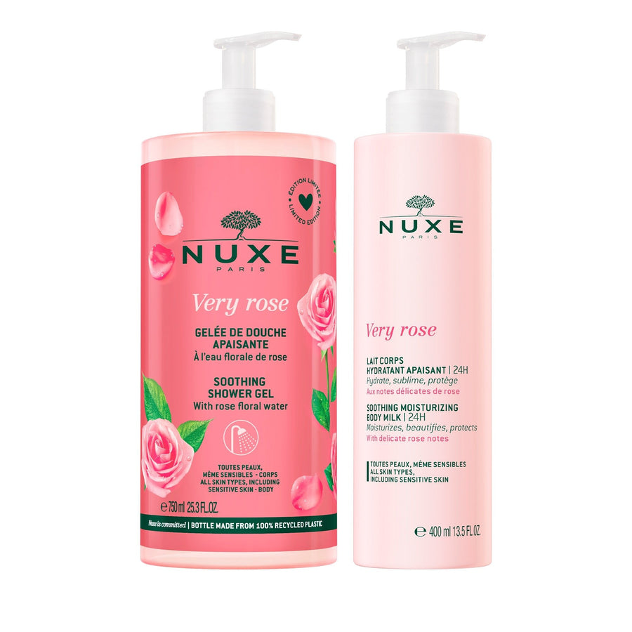 Duo Gelée de Douche et Lait Corps, Very Rose