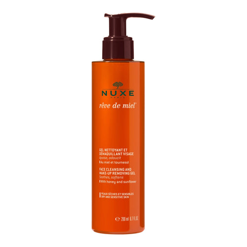 Gel nettoyant et démaquillant visage