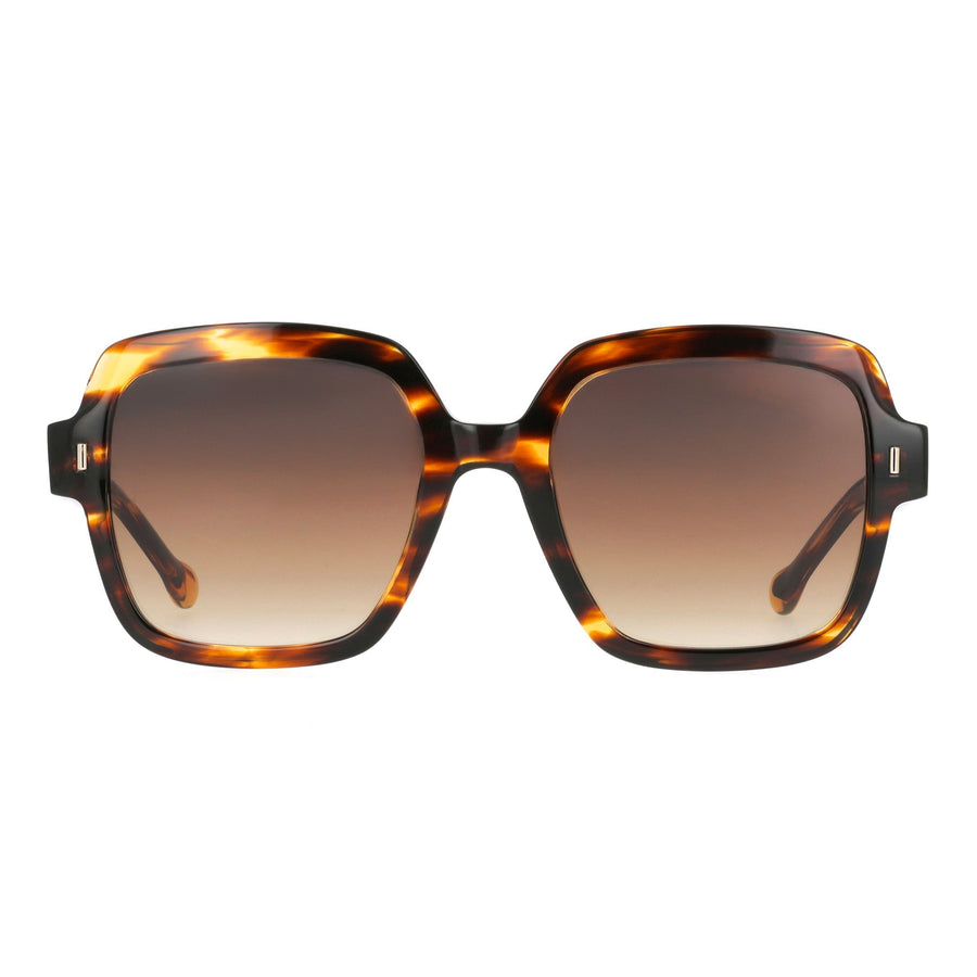 Lunettes de soleil Eclat - Ecaille marron et miel