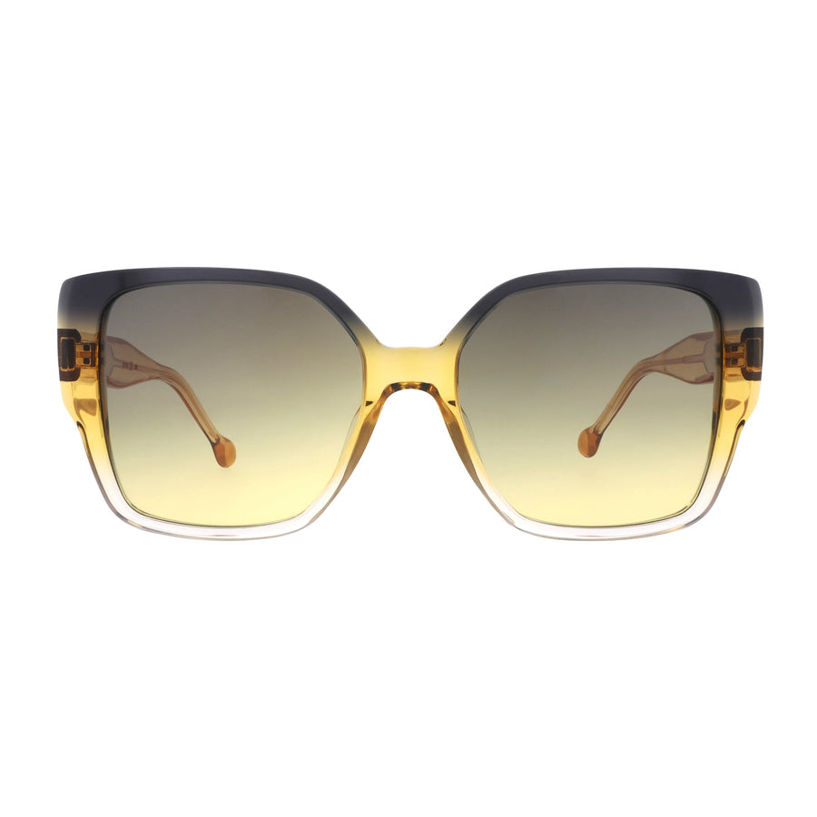 Lunettes de soleil Iconic carrée - Dégradé Gris Jaune