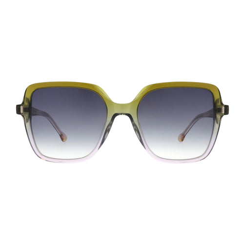 Lunettes de soleil Soyeuse - Dégradé Kaki Gris Violet