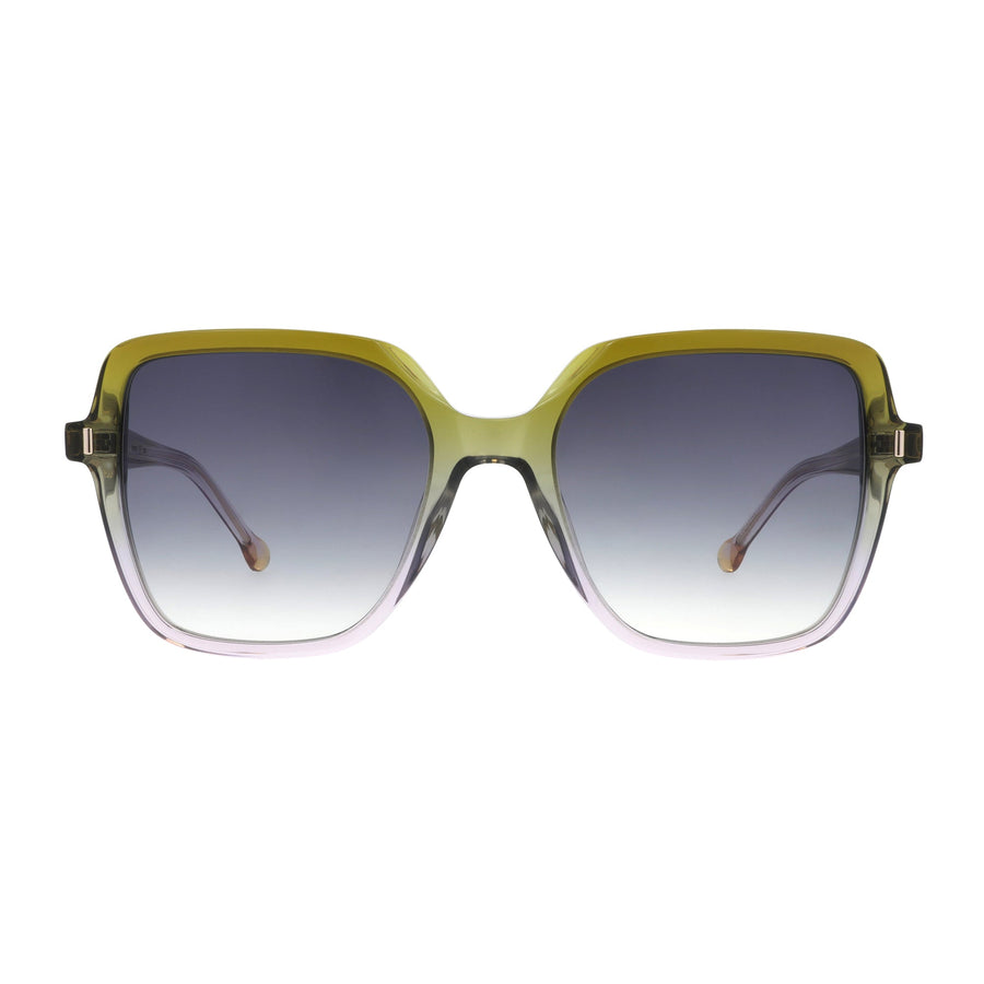 Lunettes de soleil Soyeuse - Dégradé Kaki Gris Violet